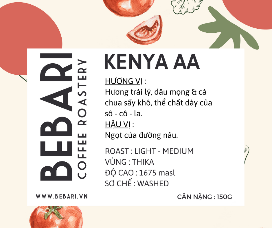 Cafe kenya aa 150gr