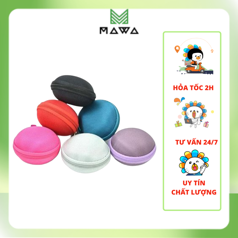 Hộp đựng tai nghe phụ kiện Foxy - Màu ngẫu nhiên