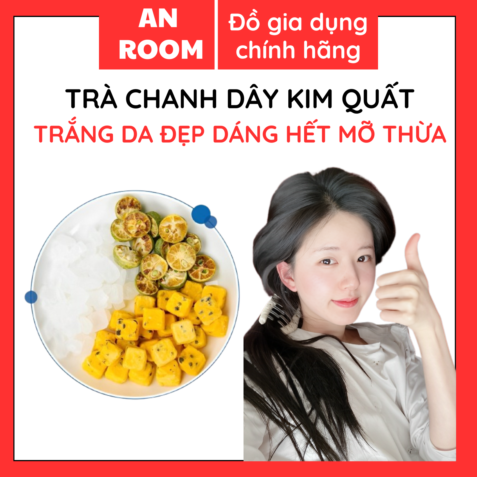 Trà Chanh Dây Kim Quất Triệu Lộ Tư, Nước Uống Sáng Da Triệu Lộ Tư Detox Chanh Leo Giải Nhiệt, Thanh Lọc Cơ Thể,da dẻ sáng mịn hồng hào - Giảm mỡ bụng, chống béo phì, giữ dáng đẹp da, Giúp Detox cơ thể