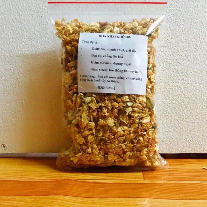 100gr hoa nhài sấy khô thơm mát bổ.