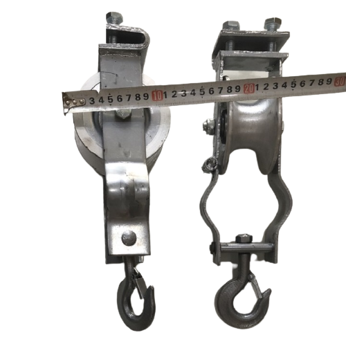 Puly nhôm , puly kéo dây điện 120x60mm