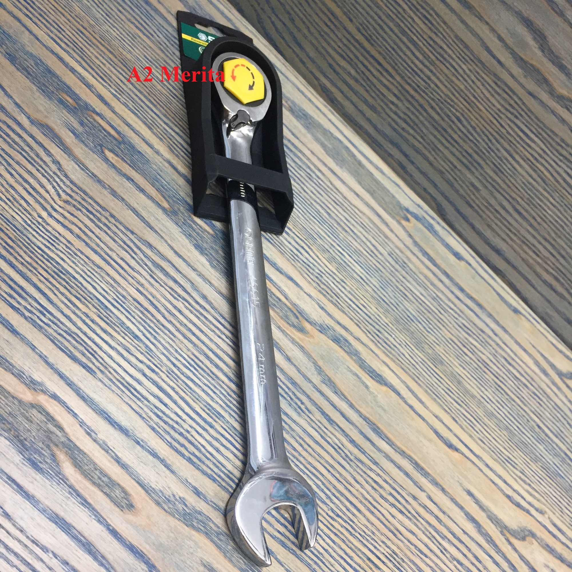 Cờ lê vòng miệng tự động đảo chiều sata 24mm 46615