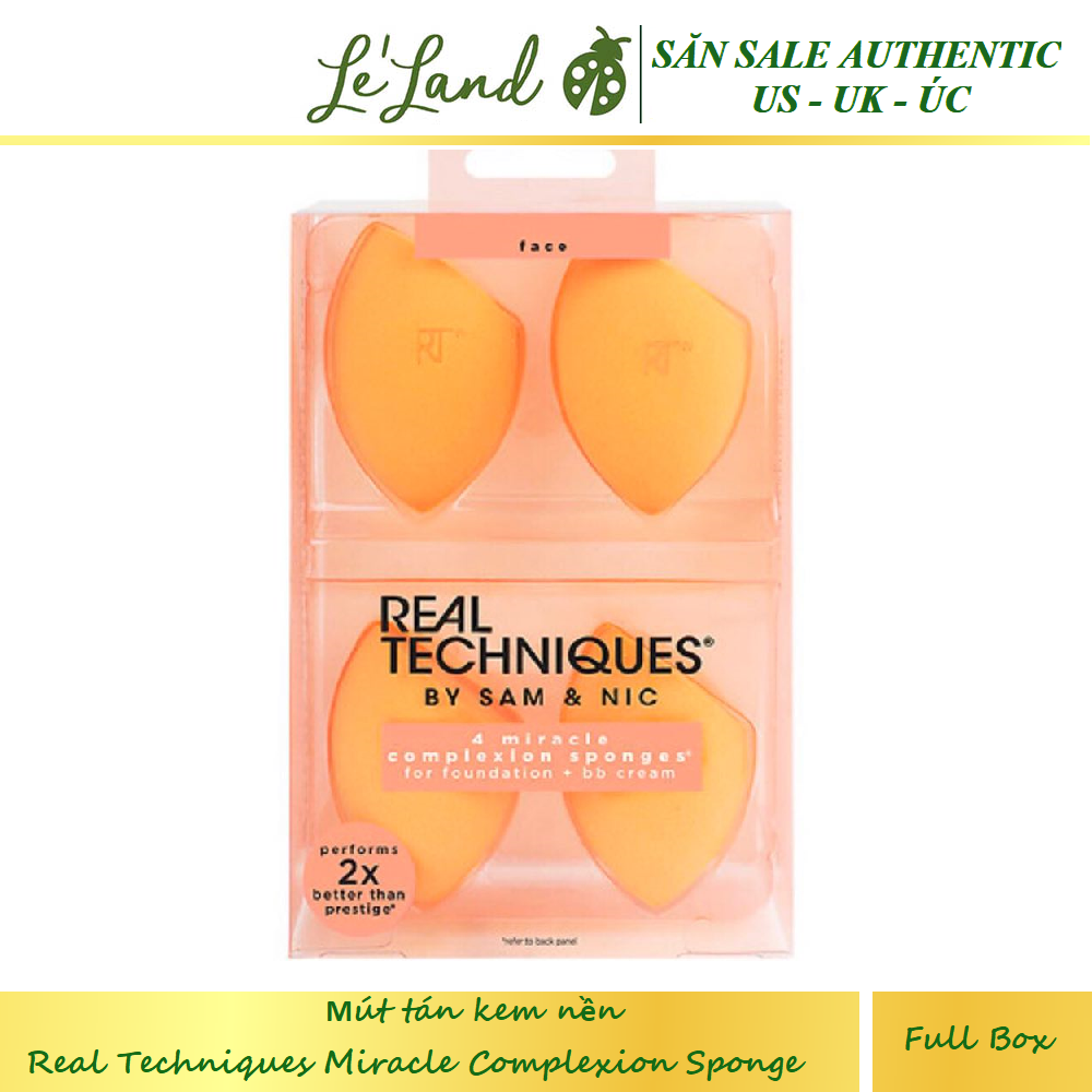 Bill US - Săn sale 50% - Mút tán kem nền Real Techniques Miracle Complexion Sponge
