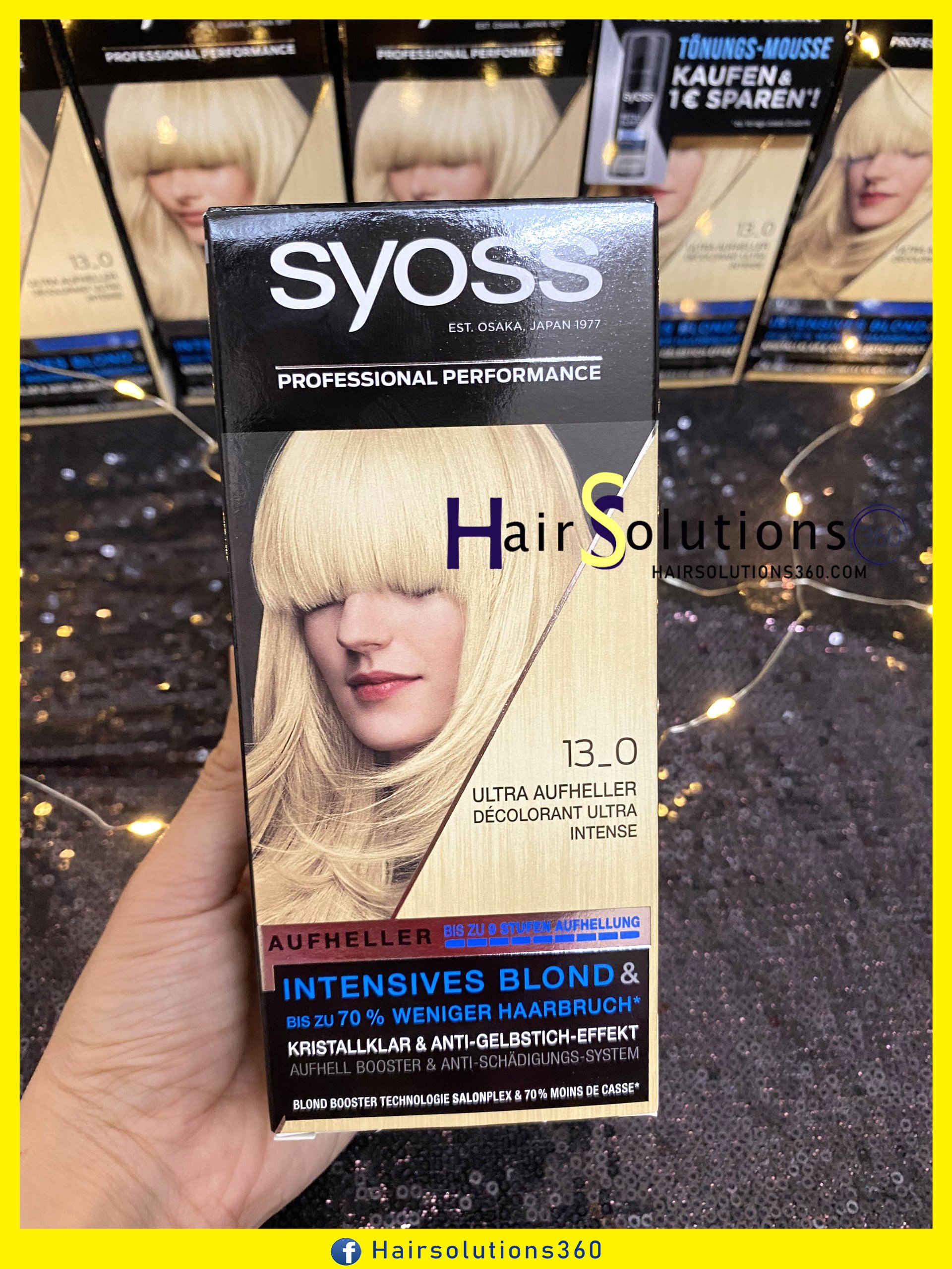 Thuốc tẩy tóc SYOSS chuẩn bản Đức 13-0 và 13-5 - HairSolutions360