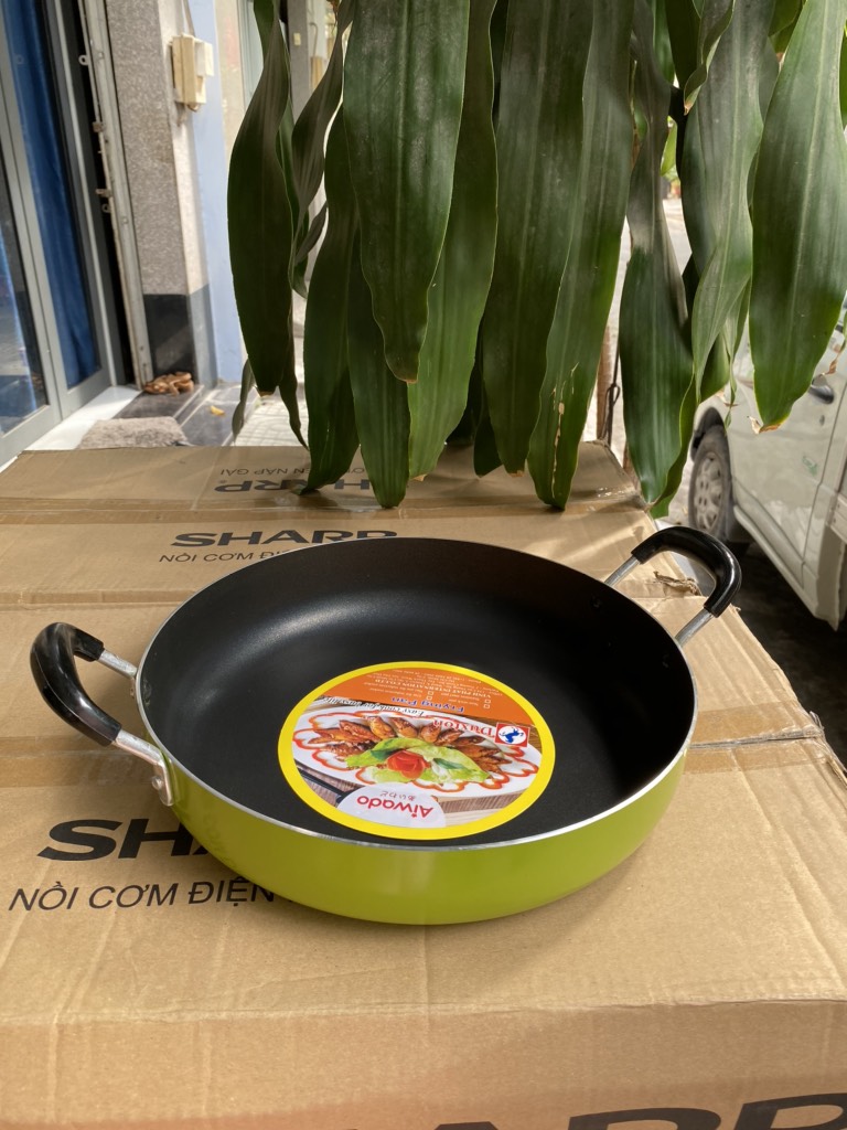 Chảo chống dính 2 quai Duxton size 28cm