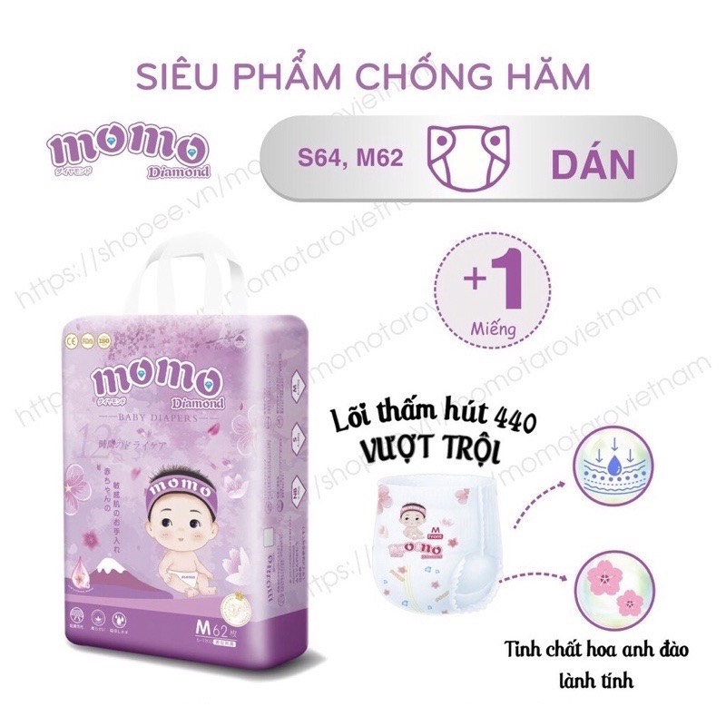 Bỉm tã Momo Diamond cao cấp thương hiệu Nhật
