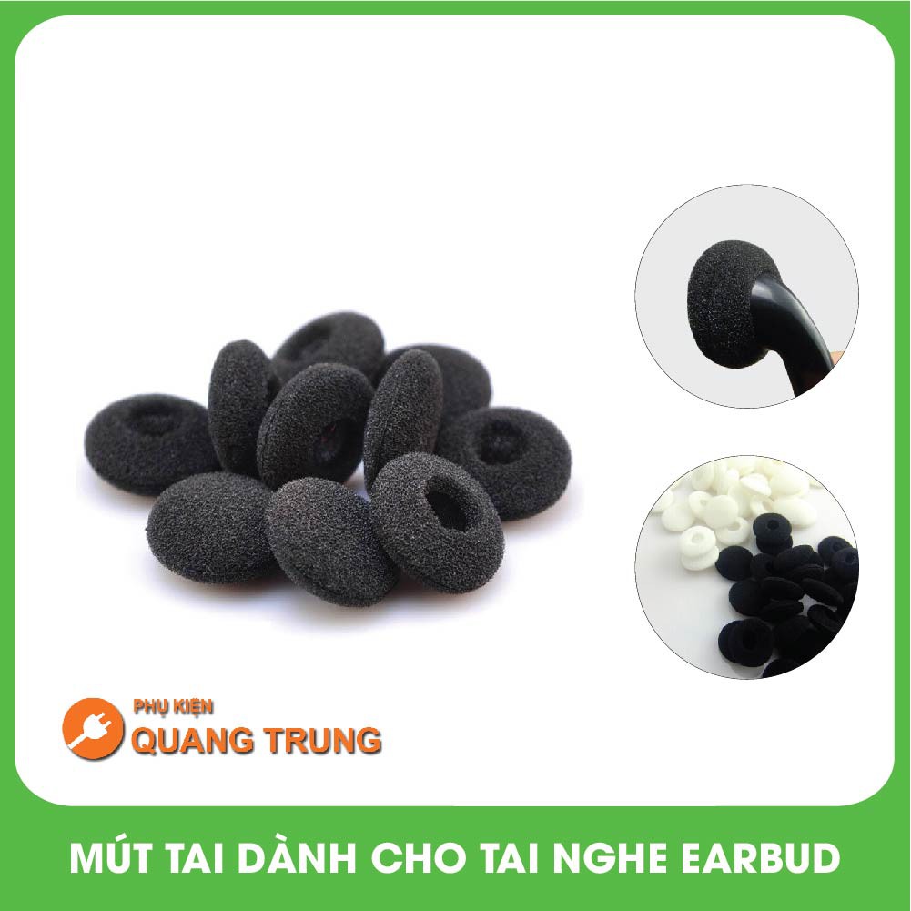 Bông mút tai nghe earbuds siêu dai mềm mại và bền, dành cho tai nghe earbuds