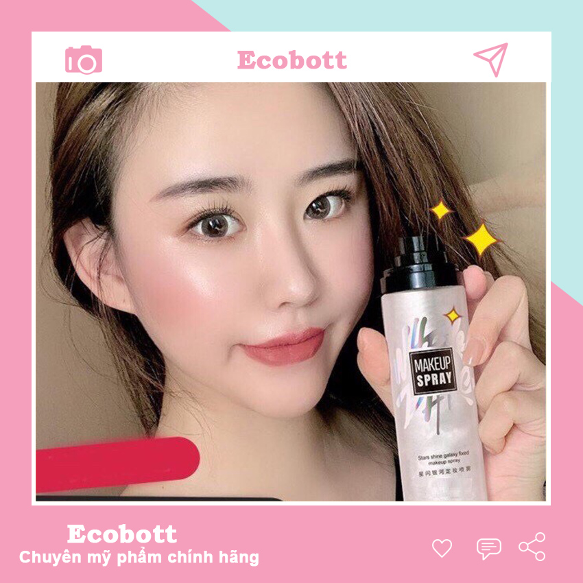 Xịt khoá make up khoá nền giữ lớp nền lâu trôi suốt nhiều giờ  không bị xuống tone nền, xịt giữ ẩm, kìm dầu suốt 12h – Ecobott