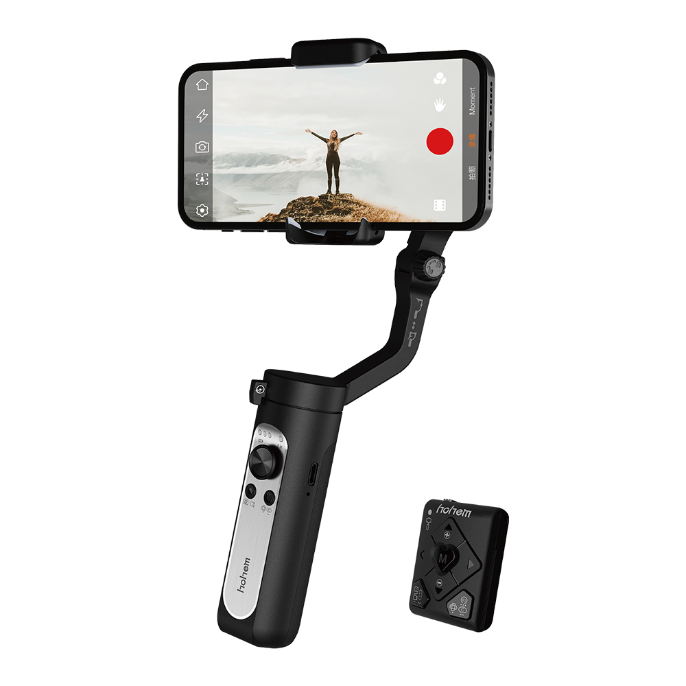 Gimbal điện thoại thông minh 3 trục với điều khiển từ xa không dây, iSteady X2