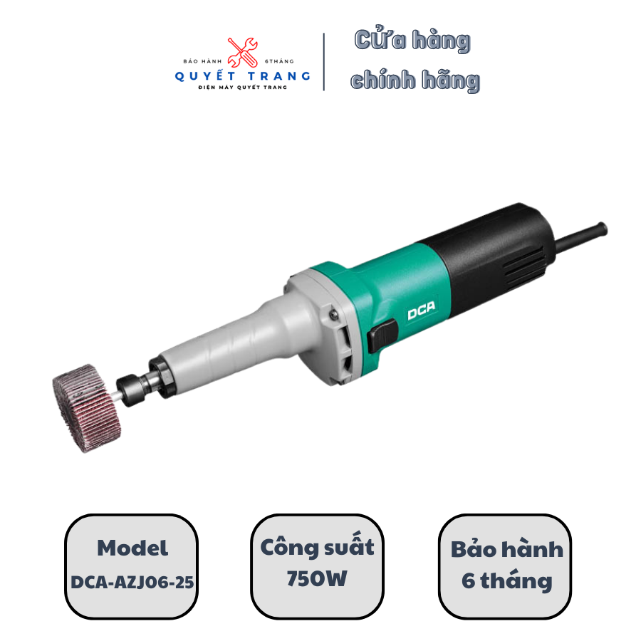 Máy mài khuôn máy mài lũa dca asj06-25 công suất cao 750w điều chỉnh tốc độ, chính hãng dca