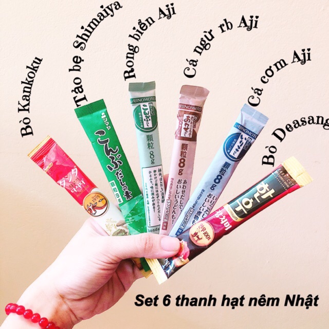 Hạt nêm cho bé Nhật Bản hạt nêm rau củ rong biển ăn dặm gói lẻ date 2023