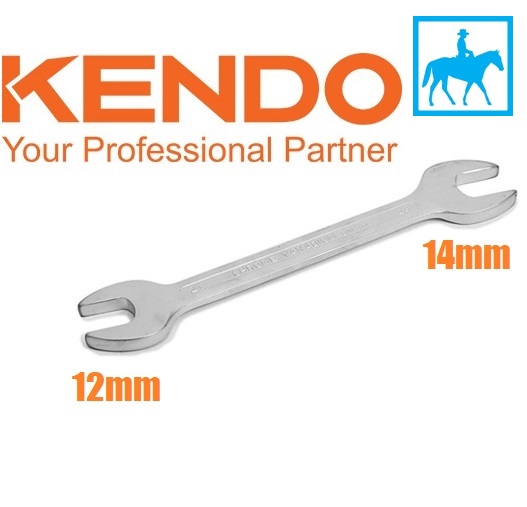 Khóa 12mm 14mm cờ lê miệng miệng 12mm 14mm dài 170mm din3110 crv kendo 15711