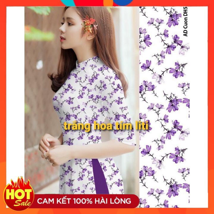 [ SIÊU HOT ] Áo Dài Truyền Thống In 3D Được In Trên Chất Liệu Lụa Siêu Đẹp