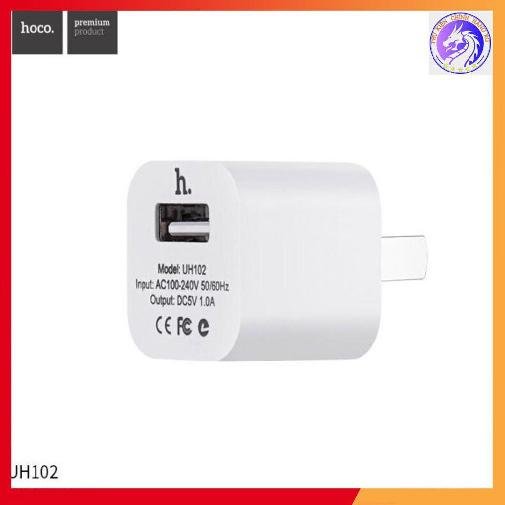 [HCM]Cóc Sạc Zin Cho iPhone Hoco UH102 - Hàng Chính Hãng