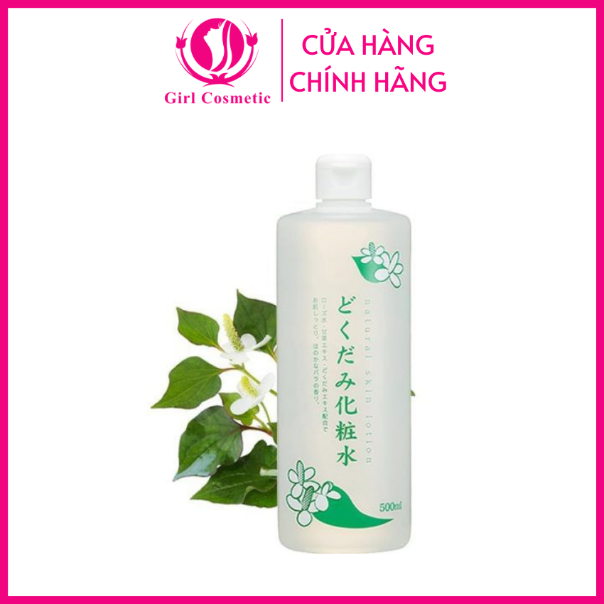 Nước Hoa Hồng - Toner Diếp Cá Dokudami Nhật Bản 500ml giúp ngừa mụn, sáng da hiệu quả