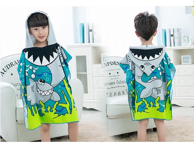 KHĂN CHOÀNG, ÁO CHOÀNG TẮM BIỂN, ĐI BƠI BÉ TRAI CUTE HOẠT HÌNH XINH XẮN DỄ THƯƠNG