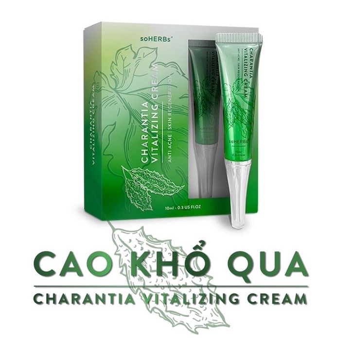 Cao khổ qua soherbs dành cho da mụn 10ml