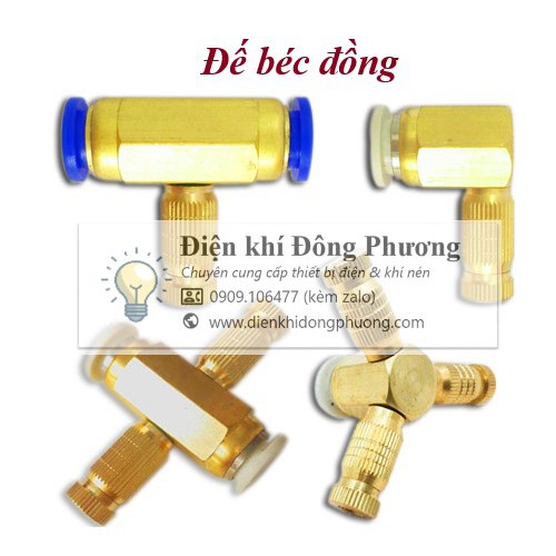 Đế béc đồng chưa bao gồm béc phun sương
