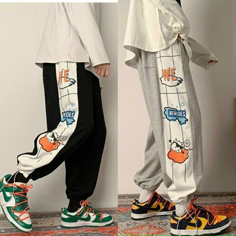 Quần Jogger Nam Nữ Chất Thun Da Cá Bó Ống Phong Cách Thể Thao Phối( LOGO IN KHÔNG BONG TRÓC ) Thể Thao Năng động đi chơi đi học đều đẹp