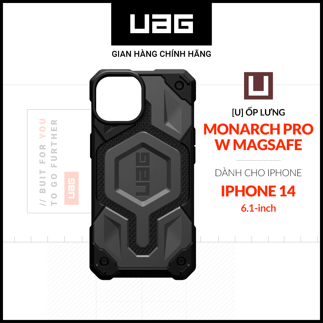 Ốp lưng uag monarch pro magsafe cho iphone 14
