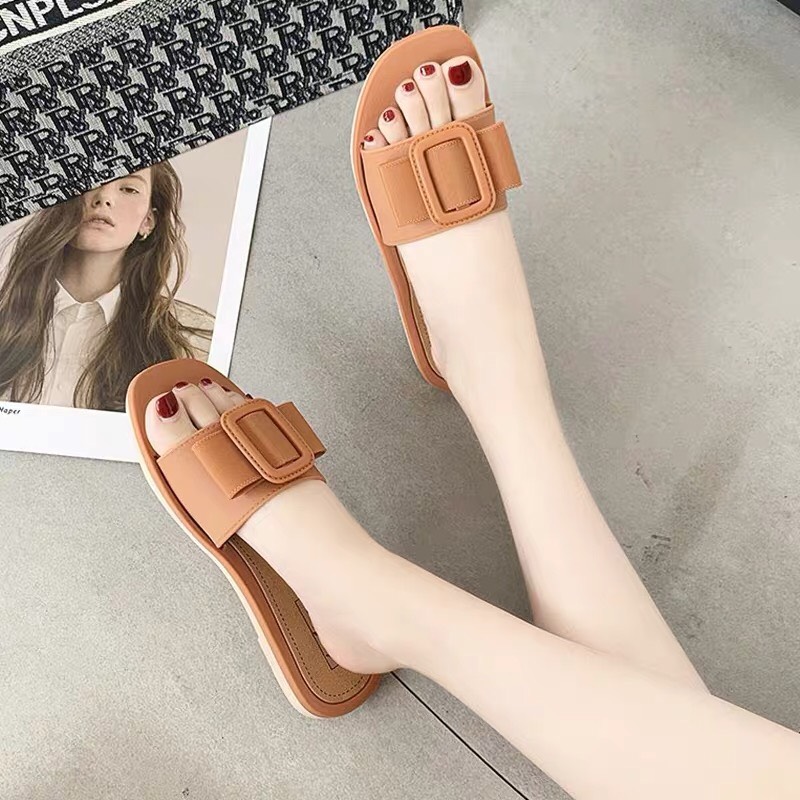 Dép lê thời trang nữ quai ngang đế dẻo cực hót nhiều màu