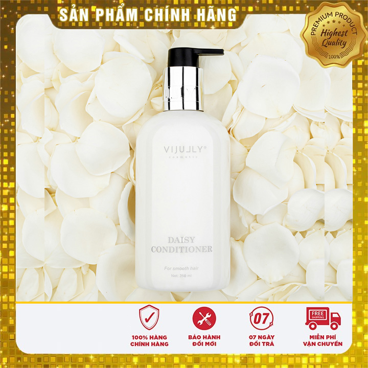 Dầu xả dừa Vijully chai 280ml giúp óng mượt, giảm hư tổn làm mượt tóc