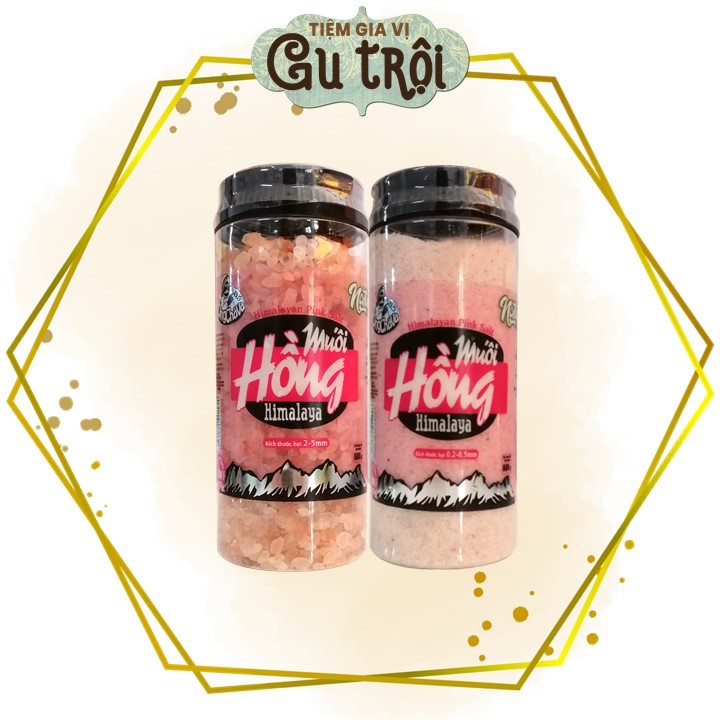 Combo Muối Hồng Himalaya và Muối Hồng Himalaya Ông Chà Và 600gram