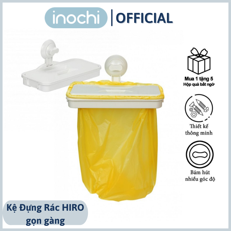 Khay Đựng Rác Treo Tủ Bếp Đa Năng INOCHI PLUS Thông Minh Dùng Đựng rác và đồ nhà bếp KE015