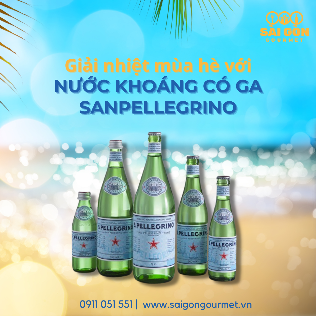 Nước khoáng có ga tự nhiên 250ml (Sanpellegrino)