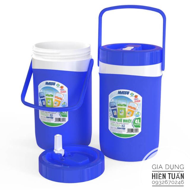 Bình Giữ Nhiệt Có Vòi - Dung Tích 2 Lít - Bình Giữ Nhiệt - Có Nhiều Màu Sắc Cho Bạn Lựa Chọn