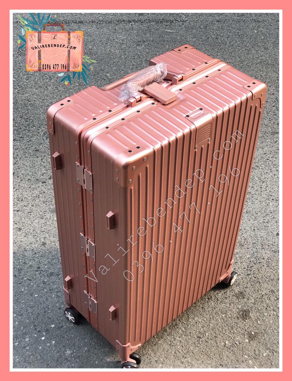 Vali kéo du lịch KHUNG NHÔM KHÓA SẬP TSA-CHỐNG BỂ VỠ-CHỐNG XƯỚC; Bánh xe quay 360, chống rạch móc hành lý xách tay du lịch , công tác