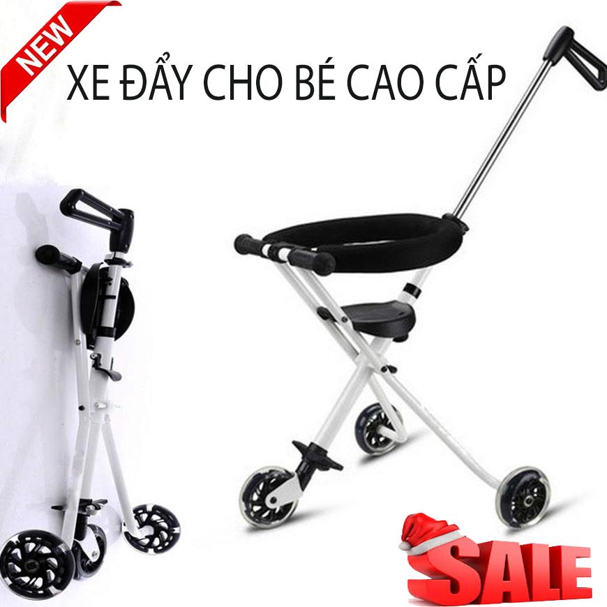 Xe Đẩy Em Bé 3 Bánh Gấp Gọn Bền đẹp, Deal Sốc,Xe 3 Bánh Cho Bé Thiết Kế Phù Hợp An Toàn Cho Trẻ,XE ĐẨY GẤP GỌN CHO BÉ