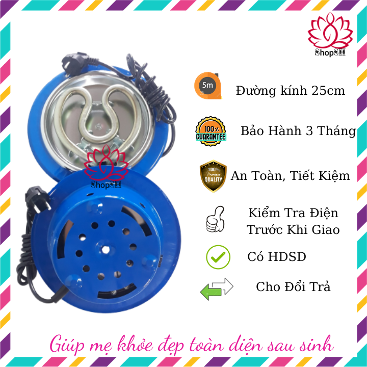 [HCM]Bếp hơ lá trầu cho bé - hơ mặt cho mẹ - nấu ăn loại 1 hàng VN