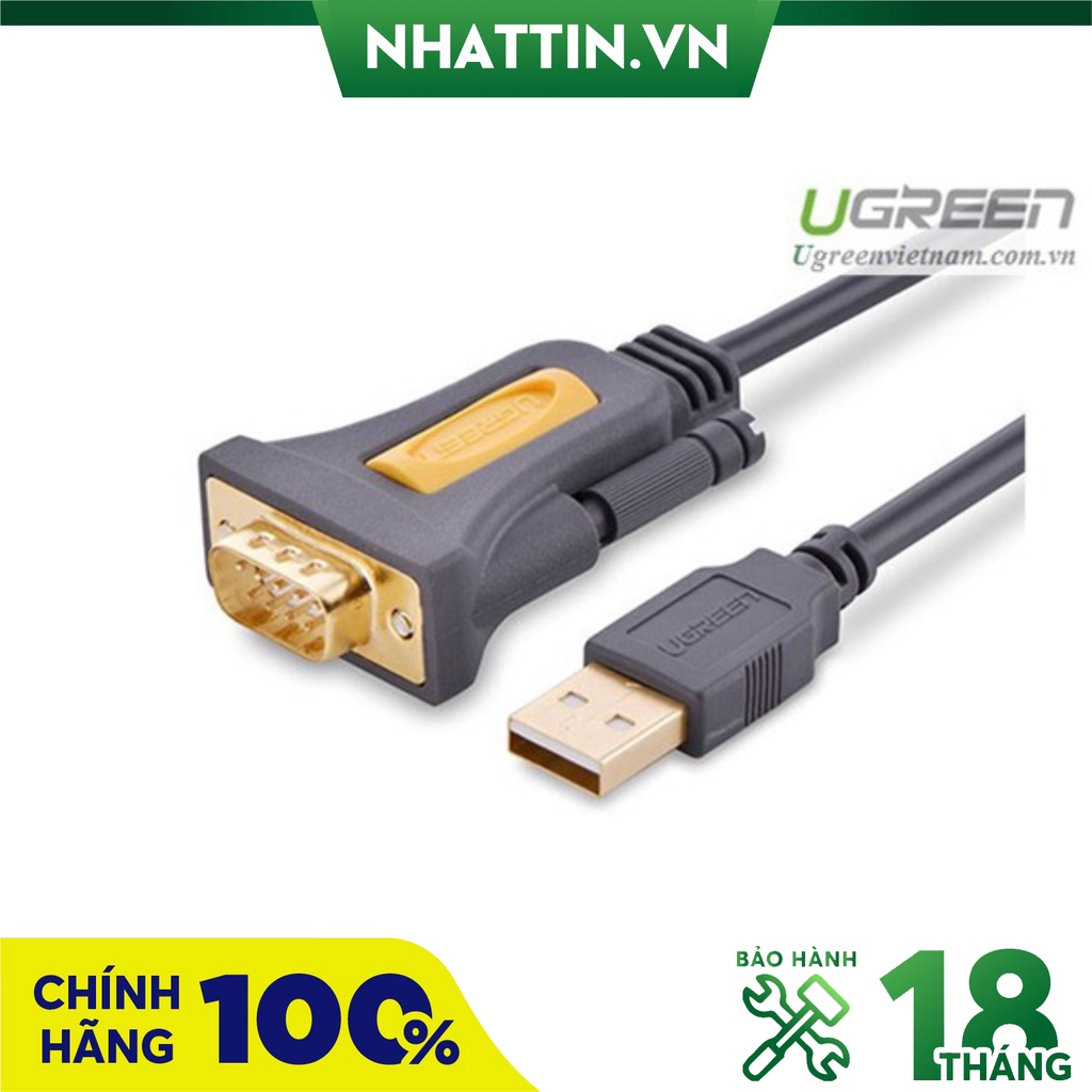Cáp USB to Com chính hãng Ugreen cao cấp - Phân Phối Chính Hãng