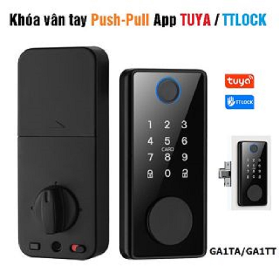 Khoá vân tay cao cấp đóng mở tự động  App TUYA / TTLOCK
