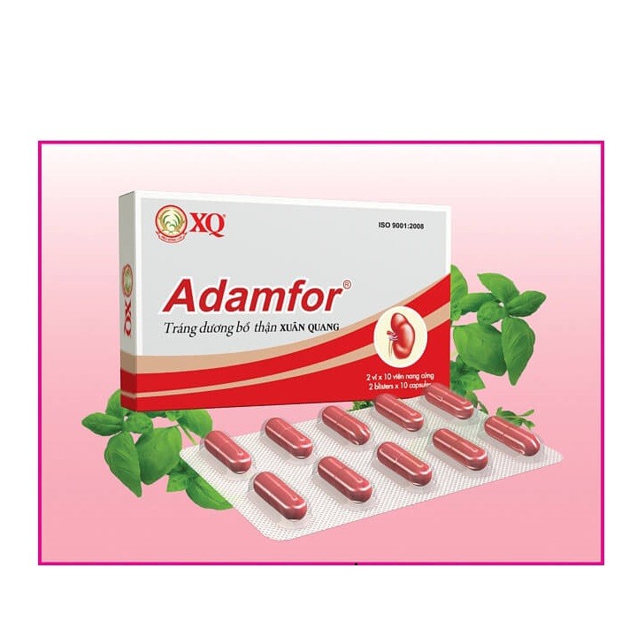 viên uống tăng cường sinh lý  Adamfor - Giúp  bổ thận tráng dư.ơng , tăng cường sinh lý ở nam giới