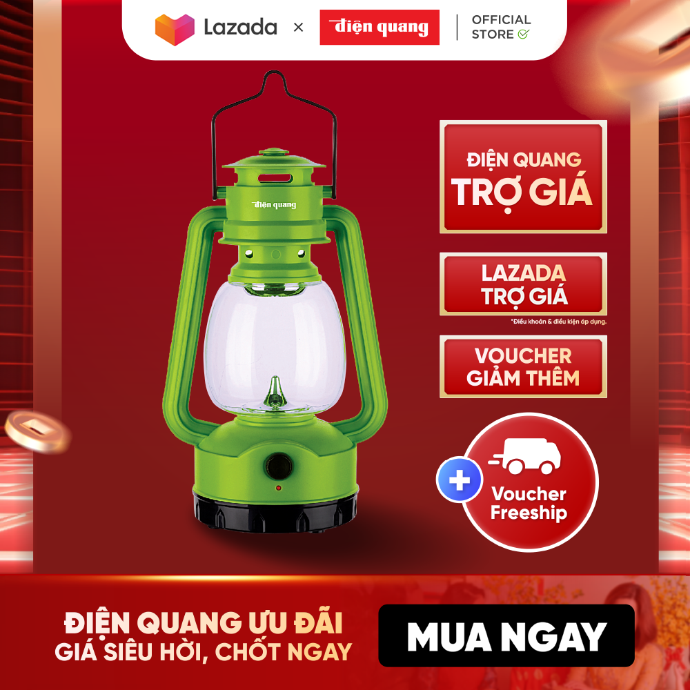Đèn sạc led điện quang đq prl05 g