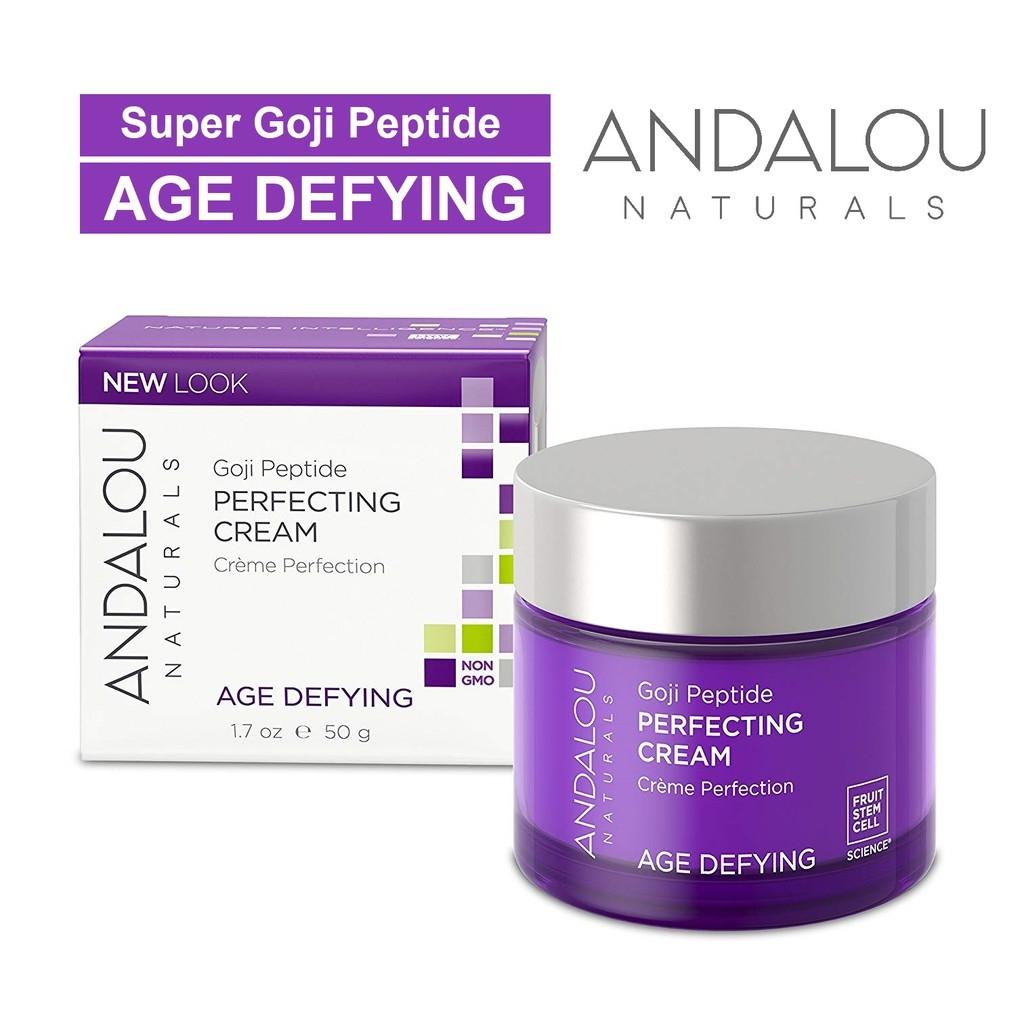 Kem dưỡng ban ngày andalou naturals goji peptide perfecting cream age defying - 50ml