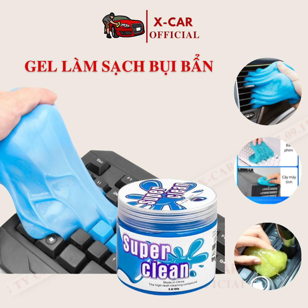 Gel làm sạch bụi bẩn đa năng silicon lau sạch mọi bề mặt
