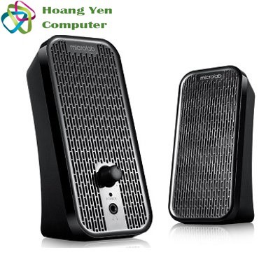 Loa vi tính mini microlab b55 2.0 4w - bh 12 tháng chính hãng - hoàng yến computer