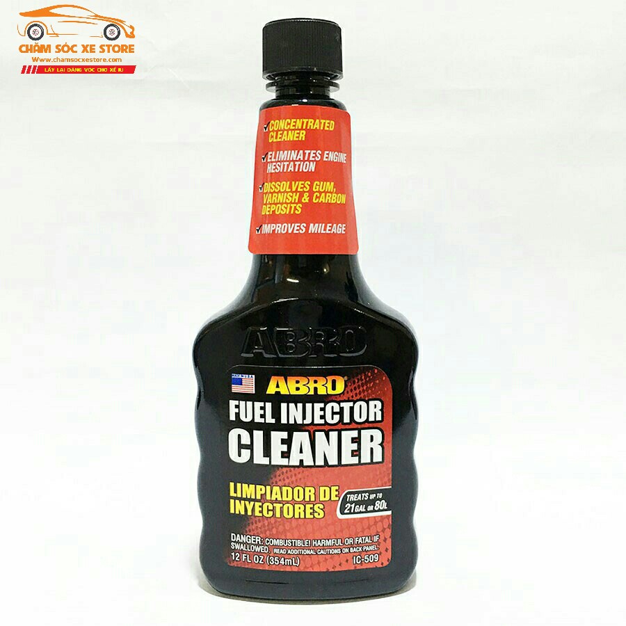 Dung Dịch Vệ Sinh Hệ Thống Nhiên Liệu ABRO FUEL INJECTOR CLEANER 354ml - Súc Béc Xăng ABRO