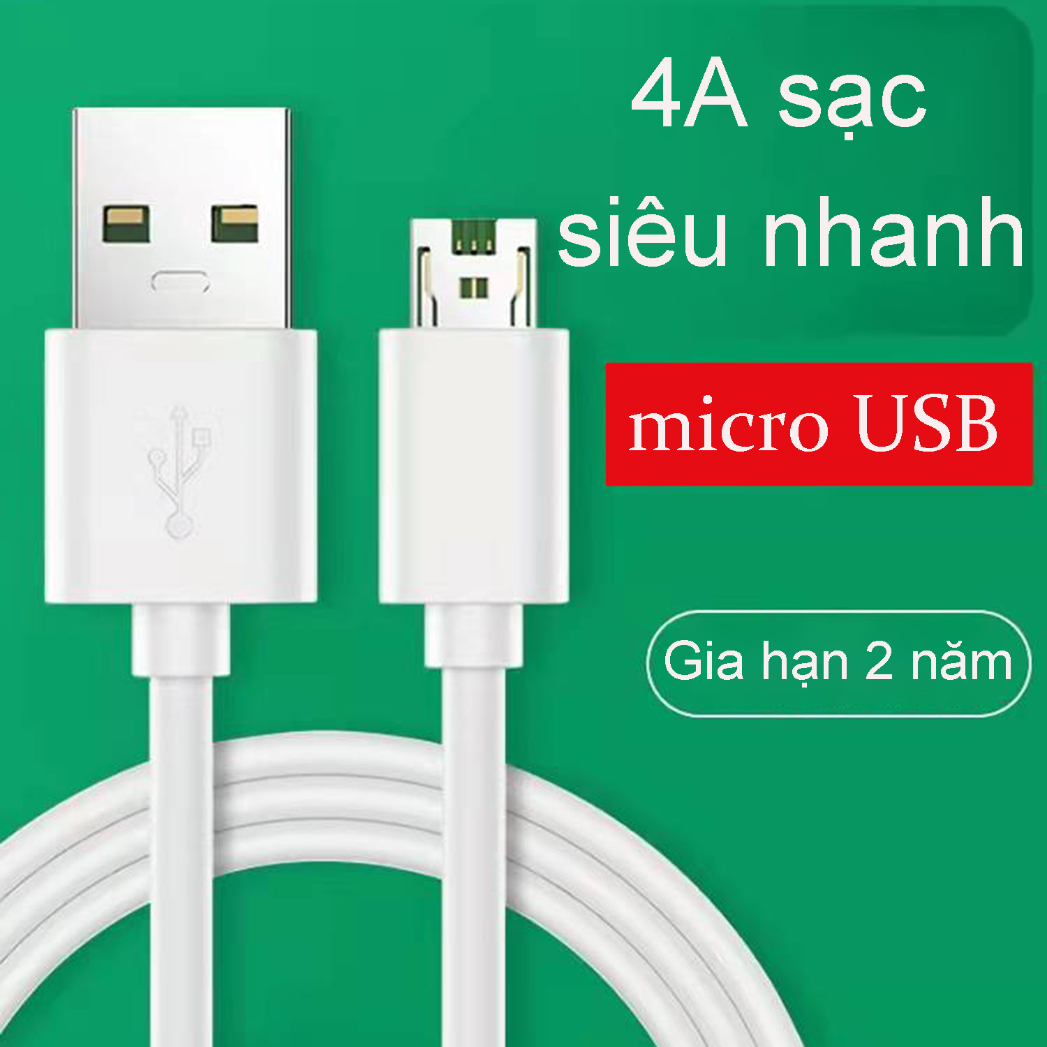 Dây cáp sạc PD Micro USB - Cáp sạc nhanh cho Oppo-Vivo-Huawei, thiết bị có cổng kết nối Micro USB