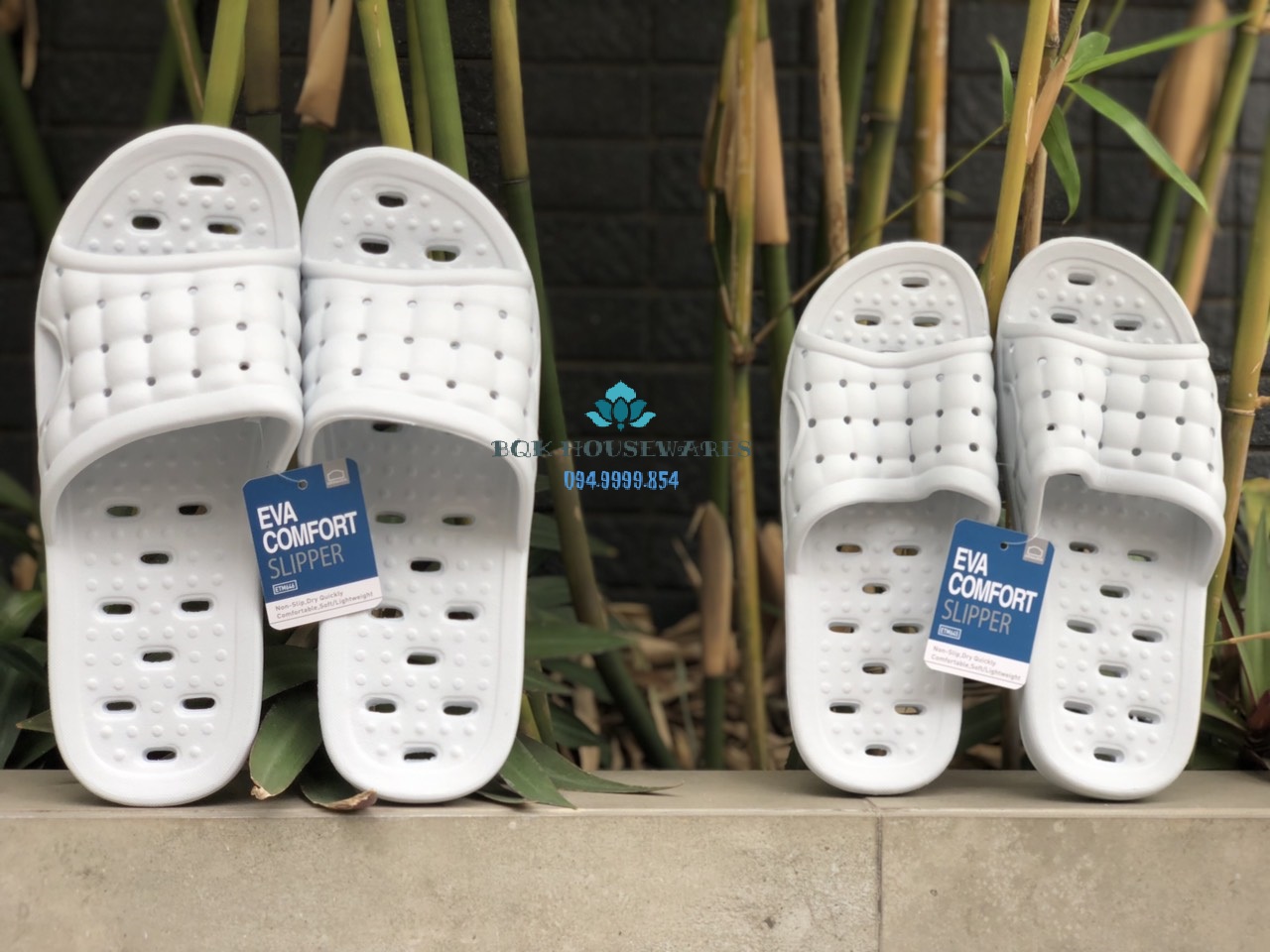 Dép đi trong nhà tắm Lock&Lock siêu êm ,có lỗ thoáng khí dưới lòng bàn chân, mau khô khi ướt ETM646 ETM645