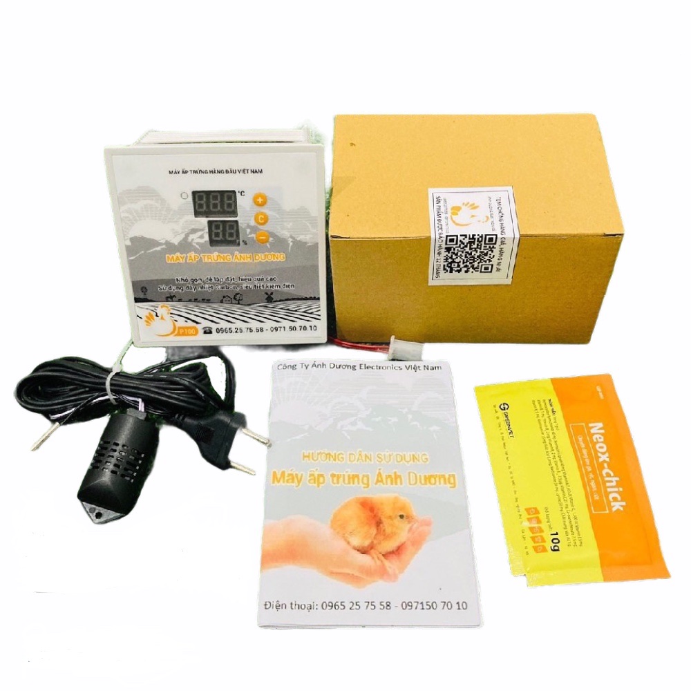 Mini chicken incubator Anh Duong P100 - get free 1 chicken breast medicine