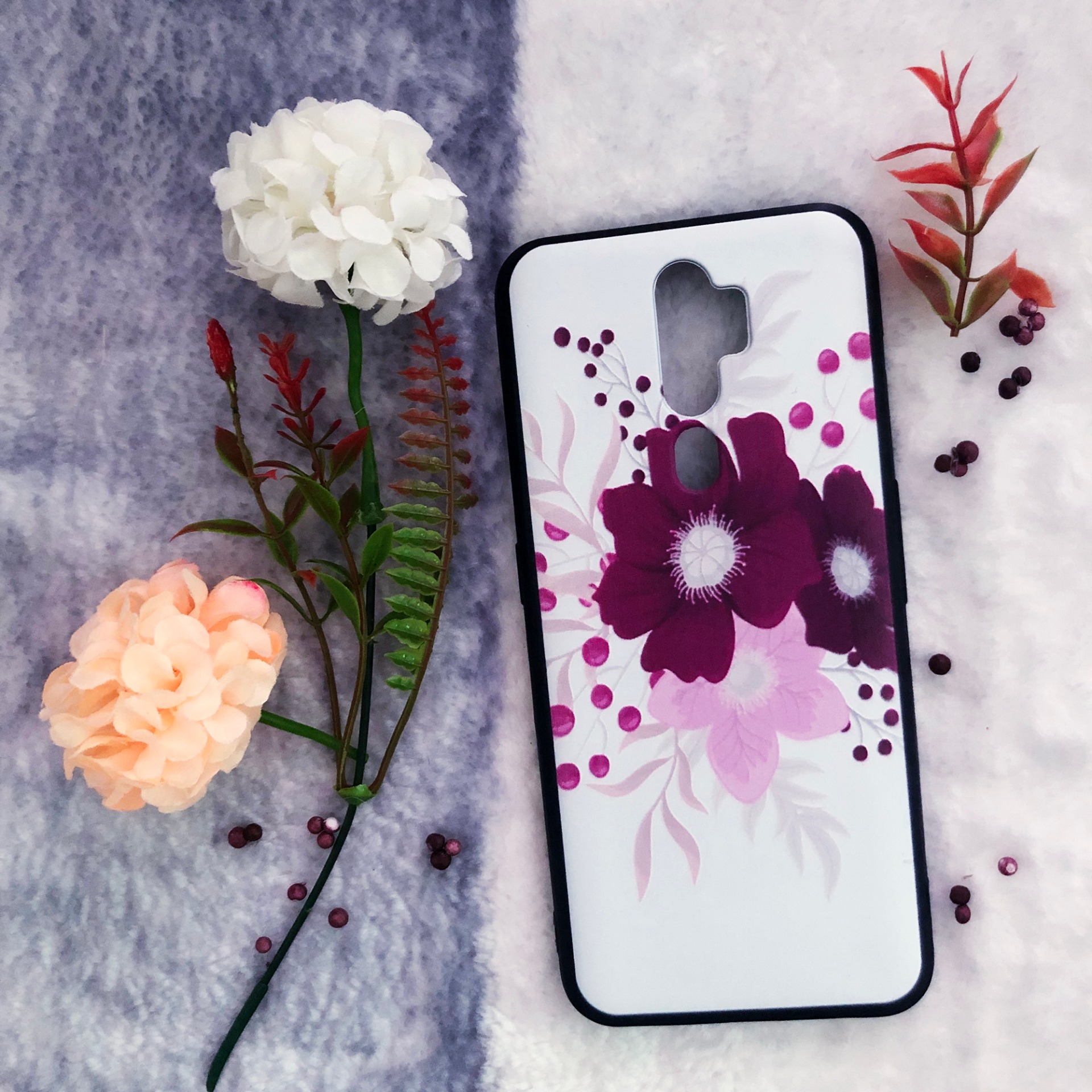 [Nhiều Mẫu] Ốp lưng dẻo Oppo A9 2020 ( A5 2020) (Thân đen - in hình siêu cute)