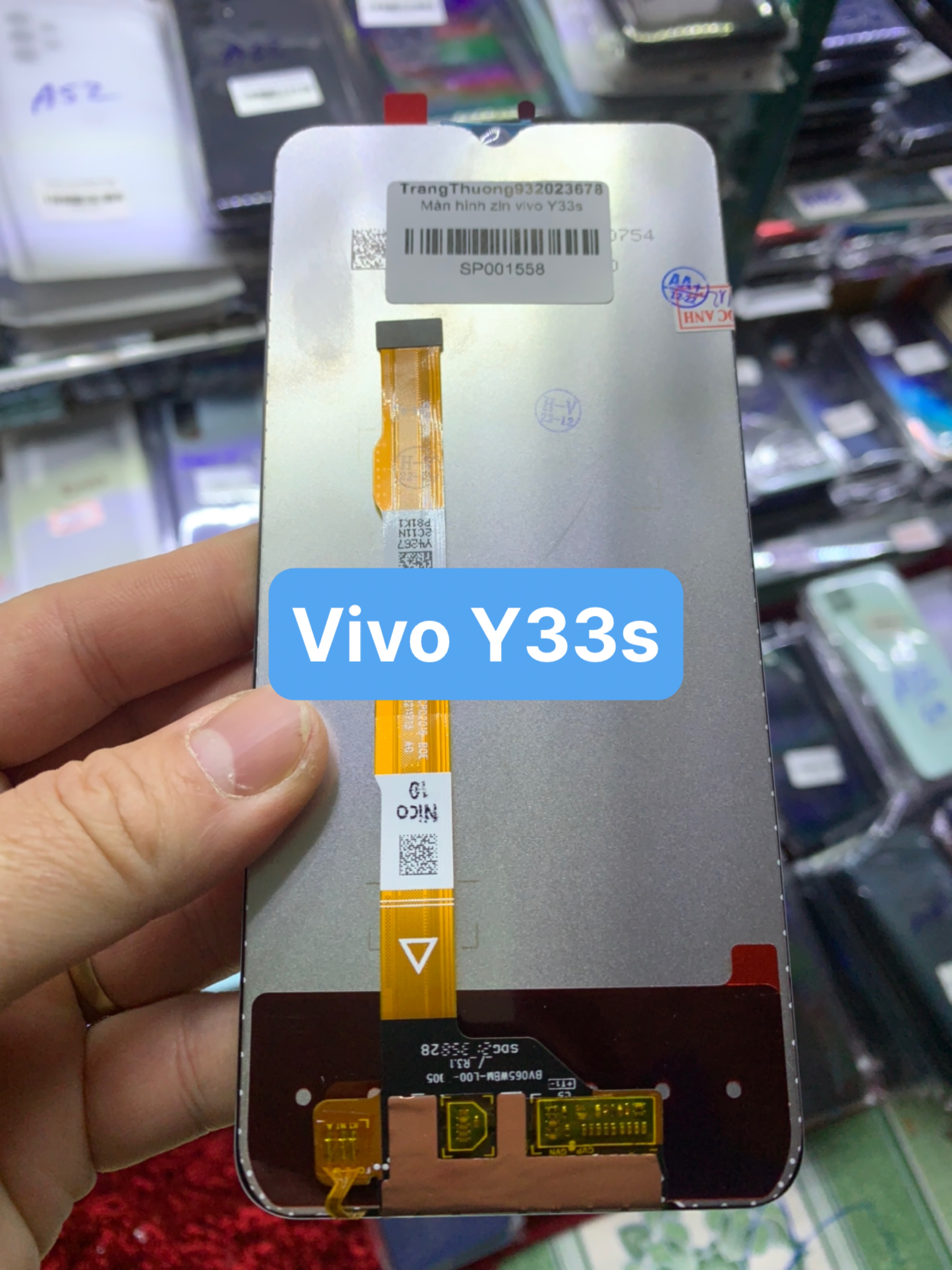 Màn hình zin vivo Y33s - bao test - tặng kèm ngay 1 tuýp keo dán