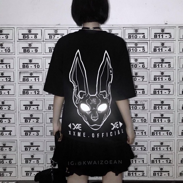 [HCM]Tee XXME OFFICIAL CAT Phản Quang Đen / Xanh Bơ 2020 - Áo thun XXME Mèo Dạ Quang Đẹp Xịn Mịn