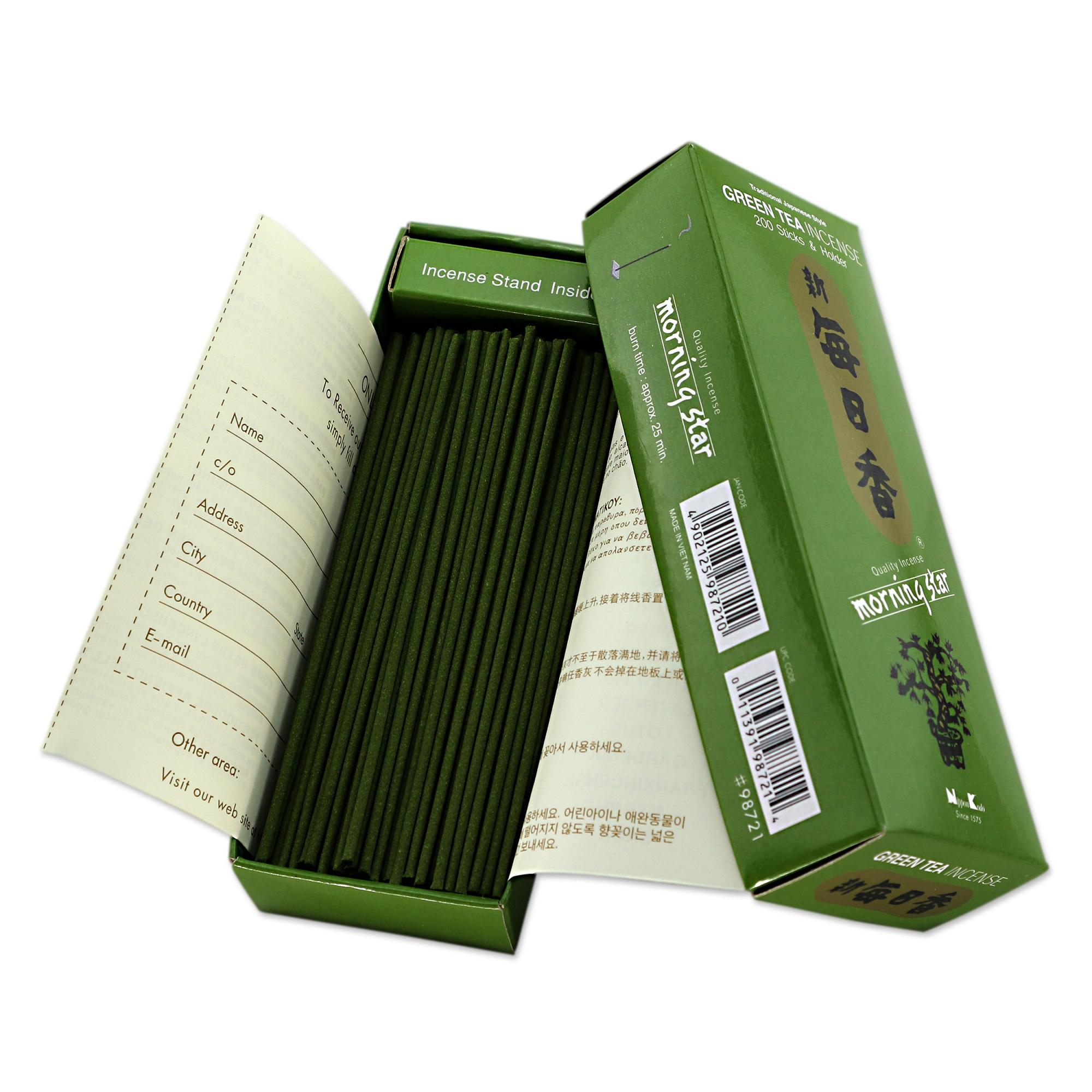 Nhang thơm Nhật Bản Morning Star - Trà xanh - Nippon Kodo