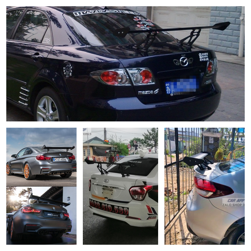 Đuôi Gió Thể Thao Cao Hàng Loại 1 Lắp Chung Cho Các Dòng Xe Sandan , Mazda2, Mazda3, Vios, Cerato, Accent