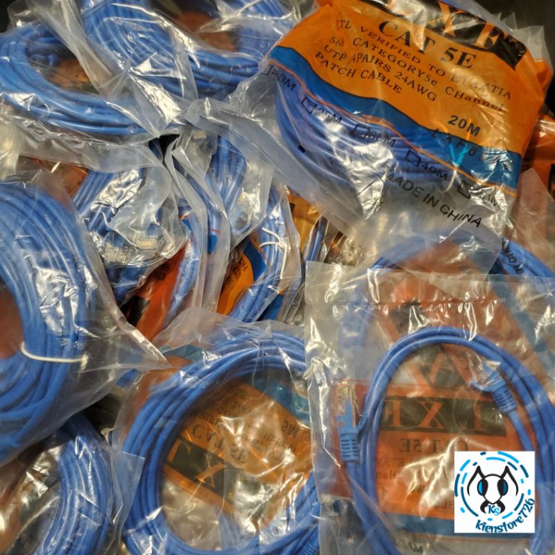 Dây cáp mạng đúc sẵn 2 đầu cat5e 1,5m - 40m .kienstore726